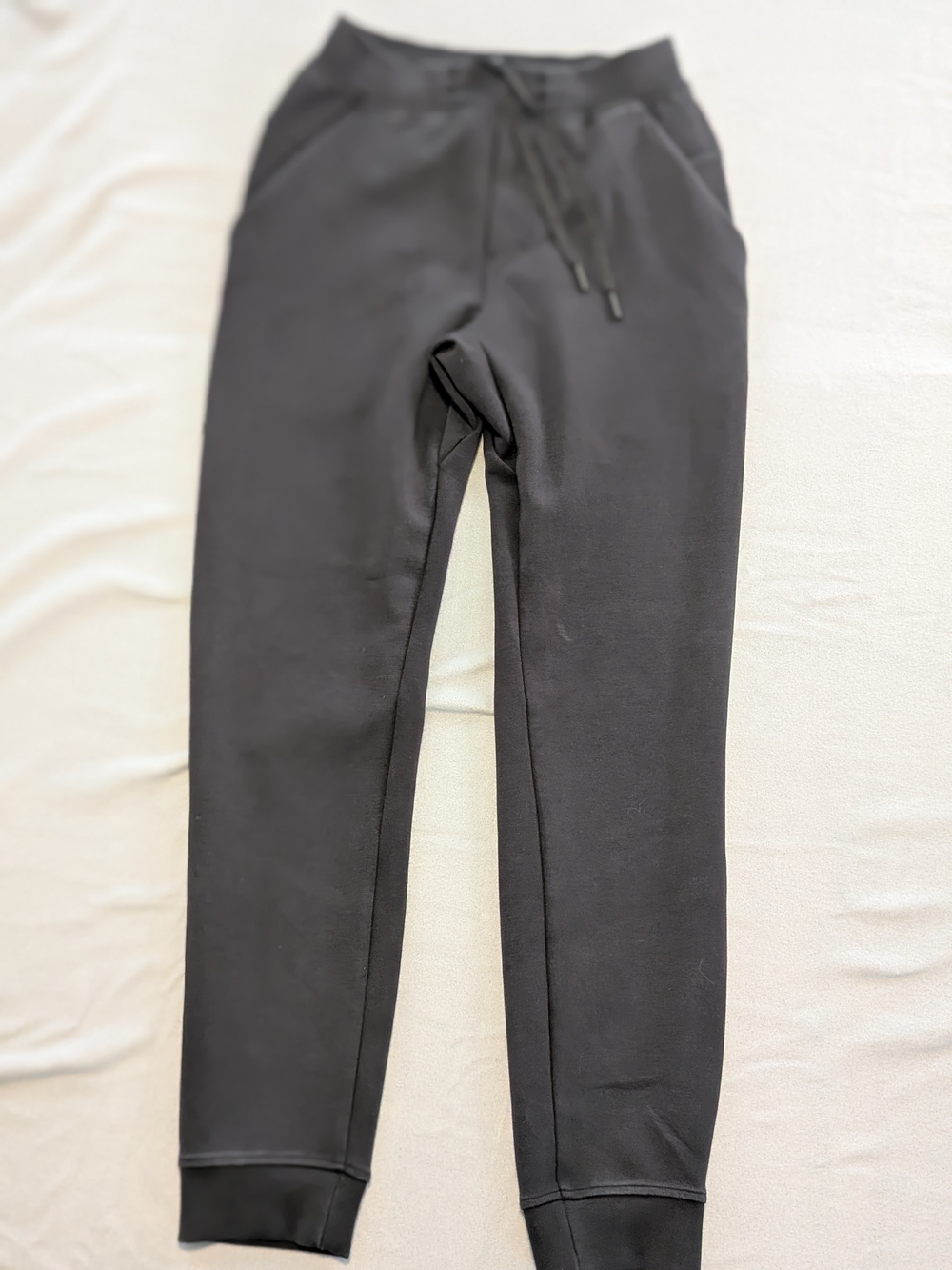 lululemon athletica Men's Black Joggers with Drawstring